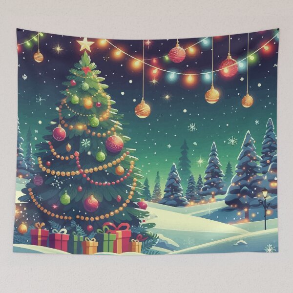Item preview, The Winter Magic of the Christmas Lights Land designed and sold by e-milka.