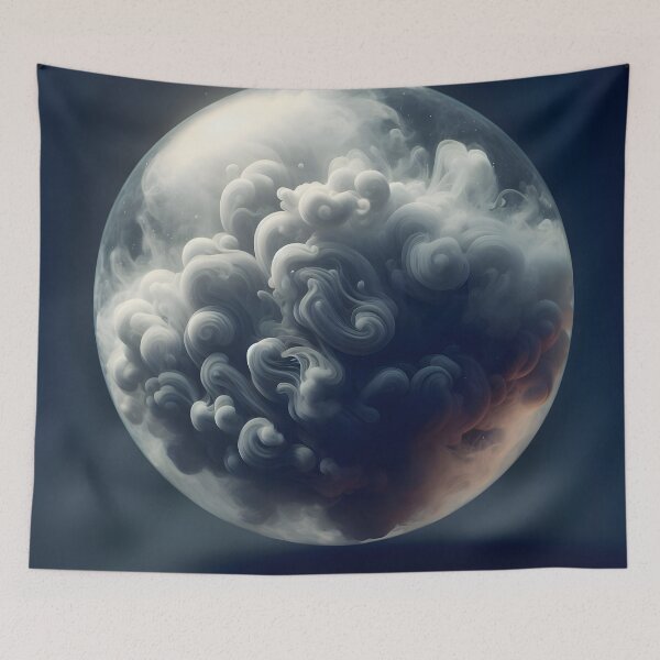 Item preview, Enchanting Glass Orb with Swirling Smoke: Ethereal Design Inspiration designed and sold by PandaTShirtShop.