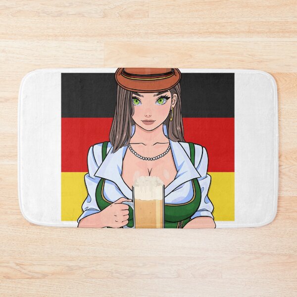 Artikelvorschau, Oktoberfest Deutsch Prost Bier trinken Alpenhut Bayern Dirndl entworfen und verkauft von Nosek1ng.