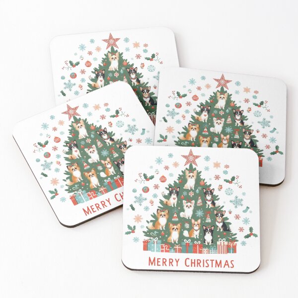 Item preview, Festive Christmas Tree of Dogs | Perfect Gift for Dog Lovers designed and sold by MiszungART.
