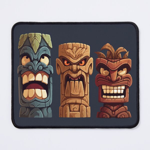 Item preview, Three Tiki Statues designed and sold by VelvetRoom.