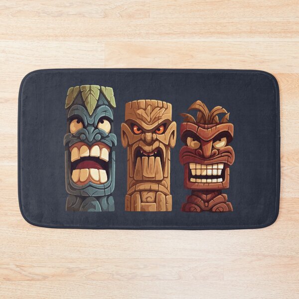 Item preview, Three Tiki Statues designed and sold by VelvetRoom.