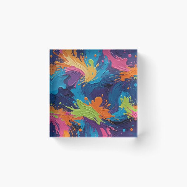 Item preview, Bold and Vibrant texture painting designed and sold by EDigitalStore.