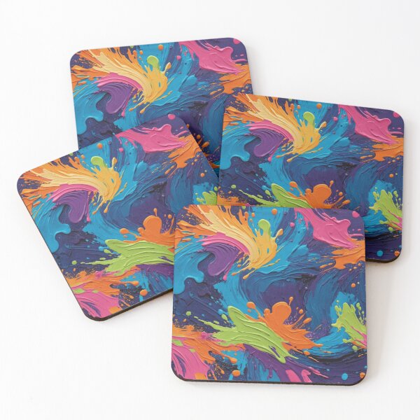 Item preview, Bold and Vibrant texture painting designed and sold by EDigitalStore.