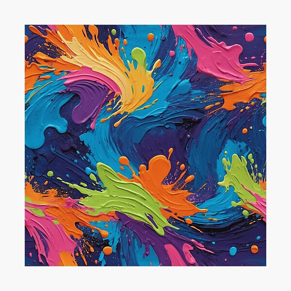 Item preview, Bold and Vibrant texture painting designed and sold by EDigitalStore.