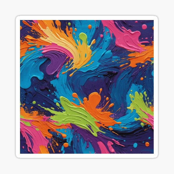 Item preview, Bold and Vibrant texture painting designed and sold by EDigitalStore.