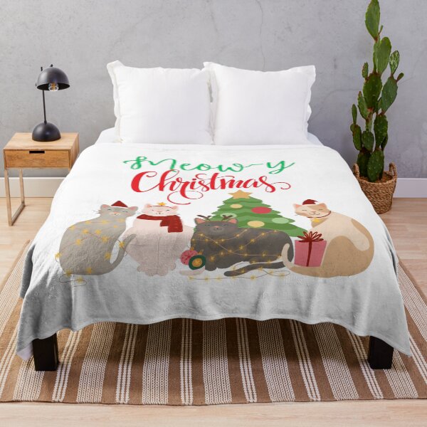 Item preview, Meow-y Christmas Cats designed and sold by CherryPickedArt.