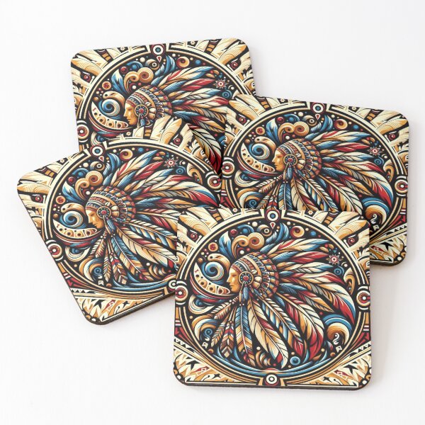 Item preview,  Native American Man Design designed and sold by Tsveti Dinkova.