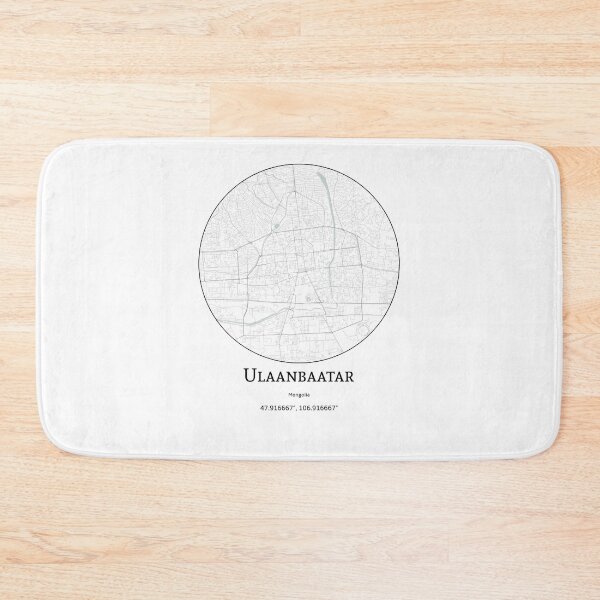 Item preview, Topography of Ulaanbaatar designed and sold by JohnnysHeath.