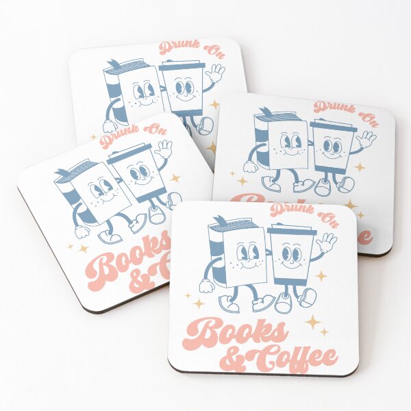 Item preview, Drunk on books and coffee designed and sold by Dominika Farkašová.
