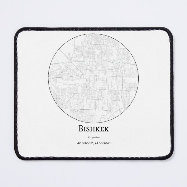Item preview, Topography of Bishkek designed and sold by JohnnysHeath.