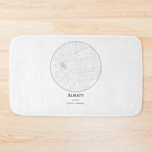 Item preview, Topography of Almaty designed and sold by JohnnysHeath.
