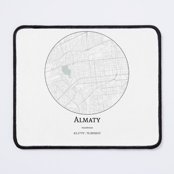 Item preview, Topography of Almaty designed and sold by JohnnysHeath.