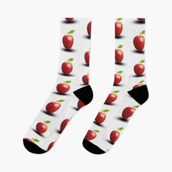 Item preview, Low Poly Red Apple Art – Modern Geometric Fruit Design designed and sold by OrangePoly.