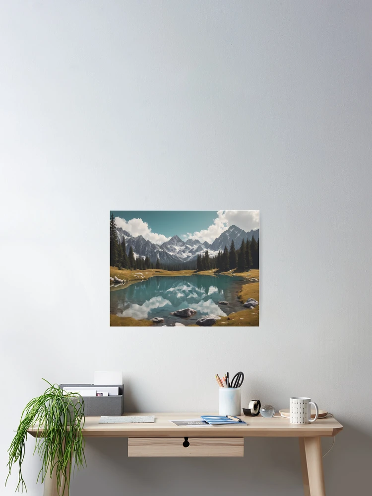 Thumbnail 2 of 3, Poster, Alpine Lake designed and sold by papi1998.