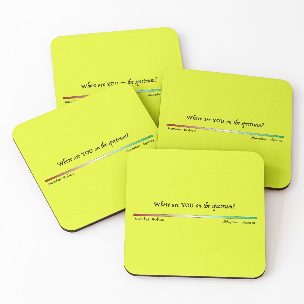 Item preview, Coasters (Set of 4) designed and sold by DM-Roundtable.