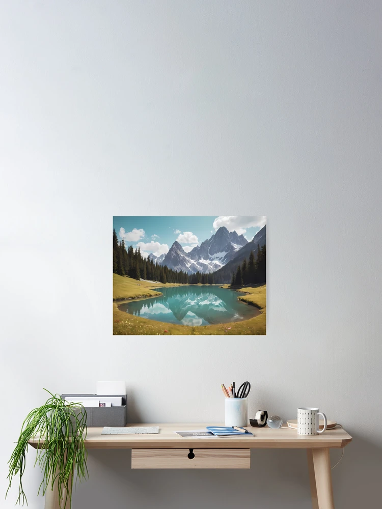 Thumbnail 2 of 3, Poster, Alpine Lake designed and sold by papi1998.