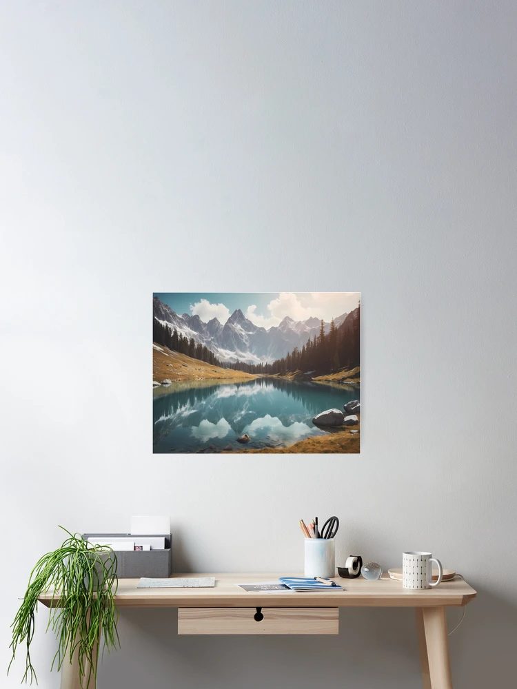 Thumbnail 2 of 3, Poster, Alpine Lake designed and sold by papi1998.
