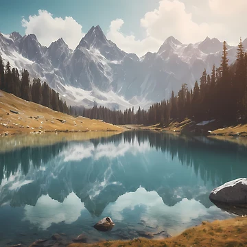 Artwork thumbnail, Alpine Lake by papi1998
