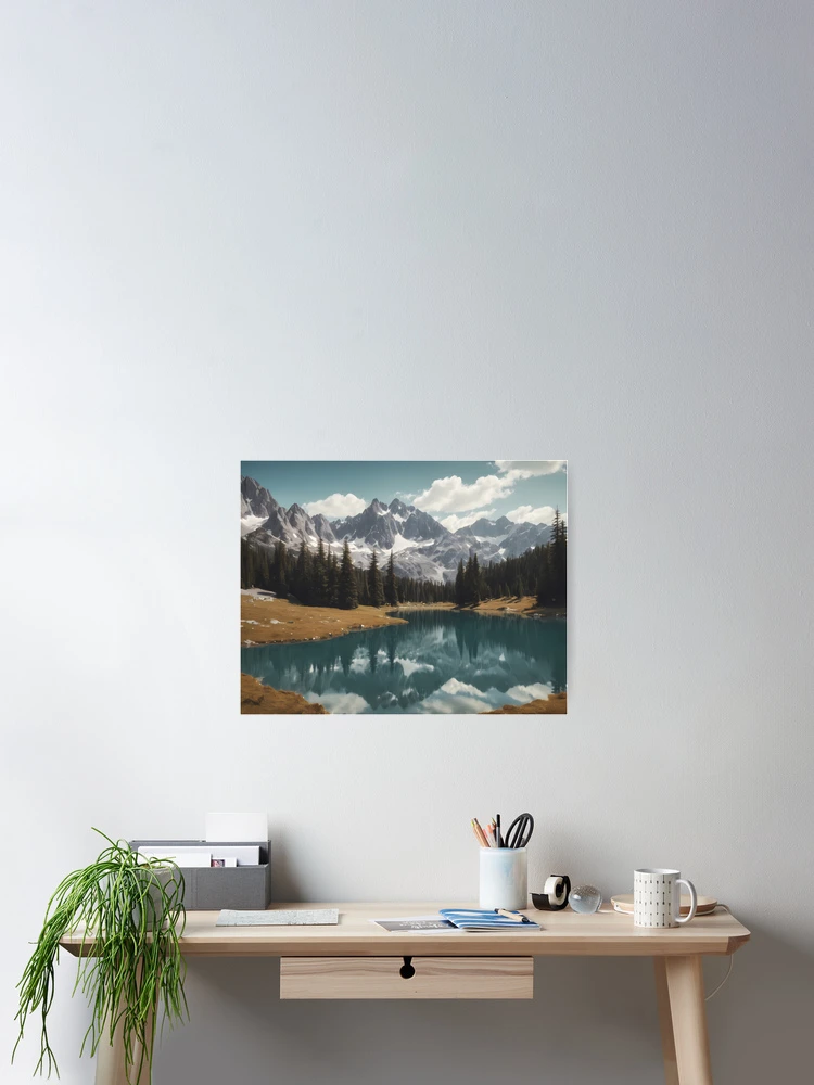 Thumbnail 2 of 3, Poster, Alpine Lake designed and sold by papi1998.