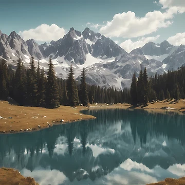 Artwork thumbnail, Alpine Lake by papi1998