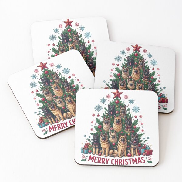 Item preview, Festive Christmas Tree of Dogs | Perfect Gift for Dog Lovers designed and sold by MiszungART.