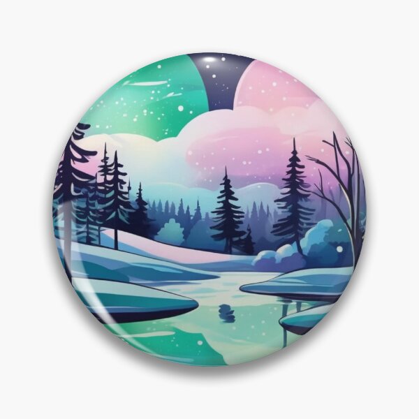 Item preview, Aurora Borealis inspired winter designed and sold by Cookbeat.
