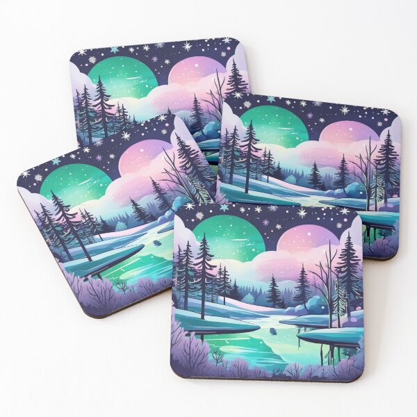 Item preview, Aurora Borealis inspired winter designed and sold by Cookbeat.