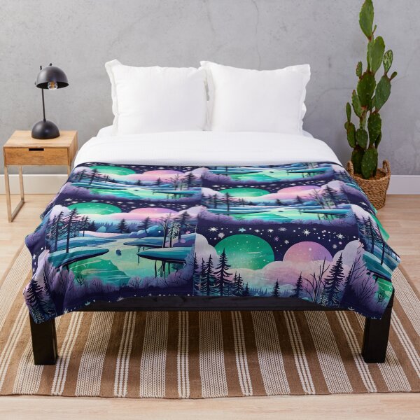 Item preview, Invierno inspirado en la aurora boreal designed and sold by Cookbeat.