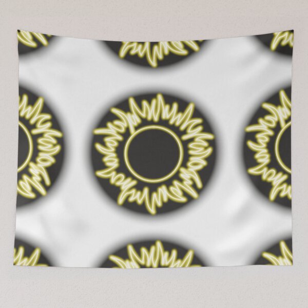 Item preview, Black contrast sun design and neon effect #1 designed and sold by PEB-creative24.