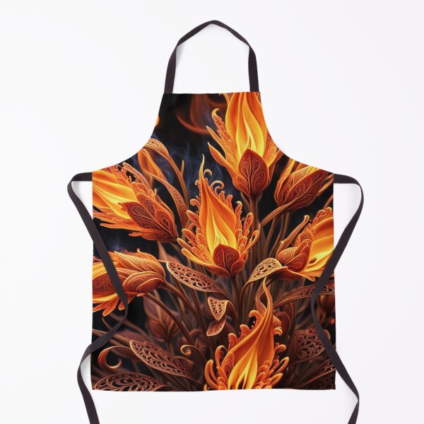 Item preview, Fire Flame Flowers Pattern designed and sold by Simplybe1.