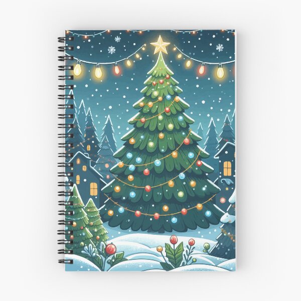 Item preview, A Glowing Scene of Holiday Cheer designed and sold by e-milka.