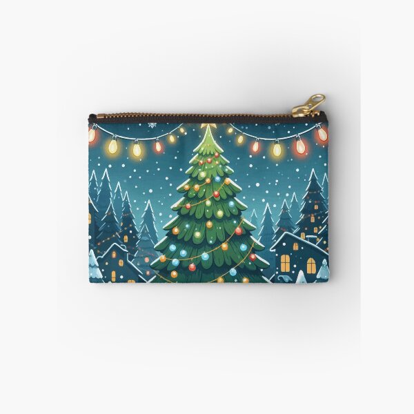 Item preview, A Glowing Scene of Holiday Cheer designed and sold by e-milka.