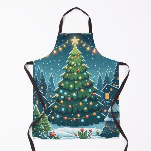 Item preview, A Glowing Scene of Holiday Cheer designed and sold by e-milka.