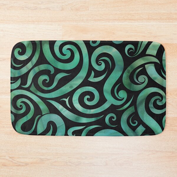 Item preview, New Zealand Māori Paua Pattern Koru Design 66 designed and sold by GrinGalore.
