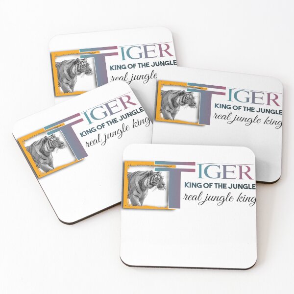 Item preview, The tiger is the real king of the jungle. designed and sold by Mohamed-Egy.