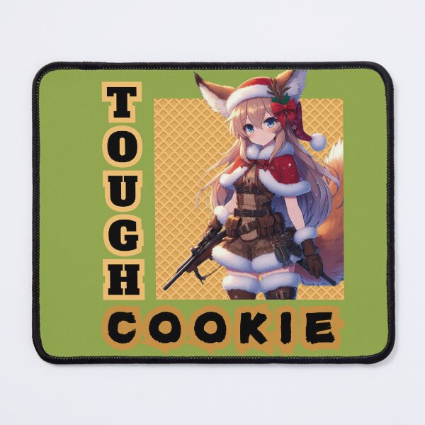 Item preview, Anime Cute Girlfriend tough love cookie chick Christmas Theme (silvergoldvisionary) designed and sold by SGVisionary.