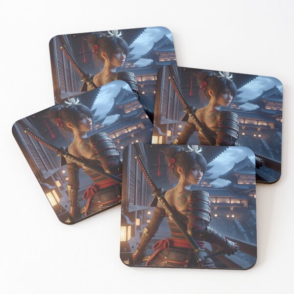 Item preview, Samurai Woman designed and sold by GalleryBrisArt.