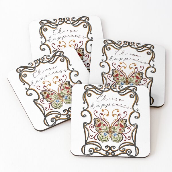 Item preview, Choose happiness hand written quote designed and sold by pinkyfish1010.