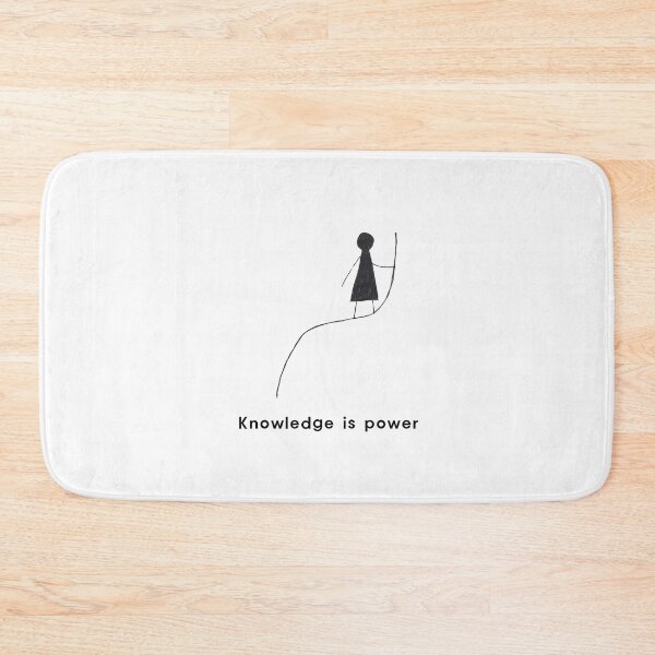 Item preview, Knowledge is power. motivational posters, positive posters, inspirational wall art, good morning quotes, motivational wall art designed and sold by Mysteryplace.