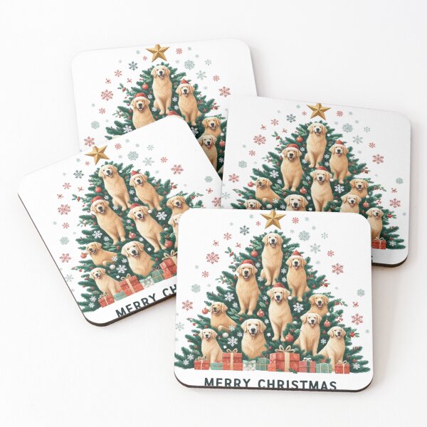 Item preview, Festive Christmas Tree of Dogs | Perfect Gift for Dog Lovers designed and sold by MiszungART.