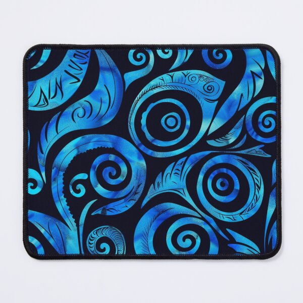 Item preview, New Zealand Māori Paua Pattern Koru Design 67 designed and sold by GrinGalore.
