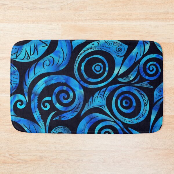 Item preview, New Zealand Māori Paua Pattern Koru Design 67 designed and sold by GrinGalore.