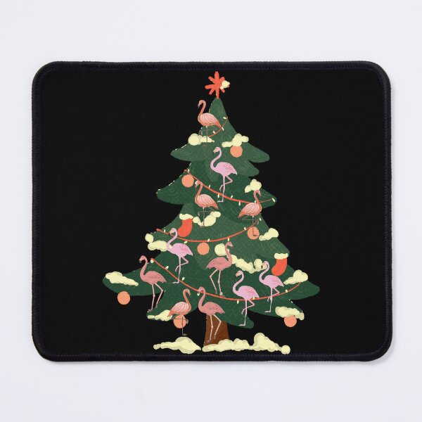 Item preview, Another Christmas Tree Decorated in Pink designed and sold by VintageArtByIda.