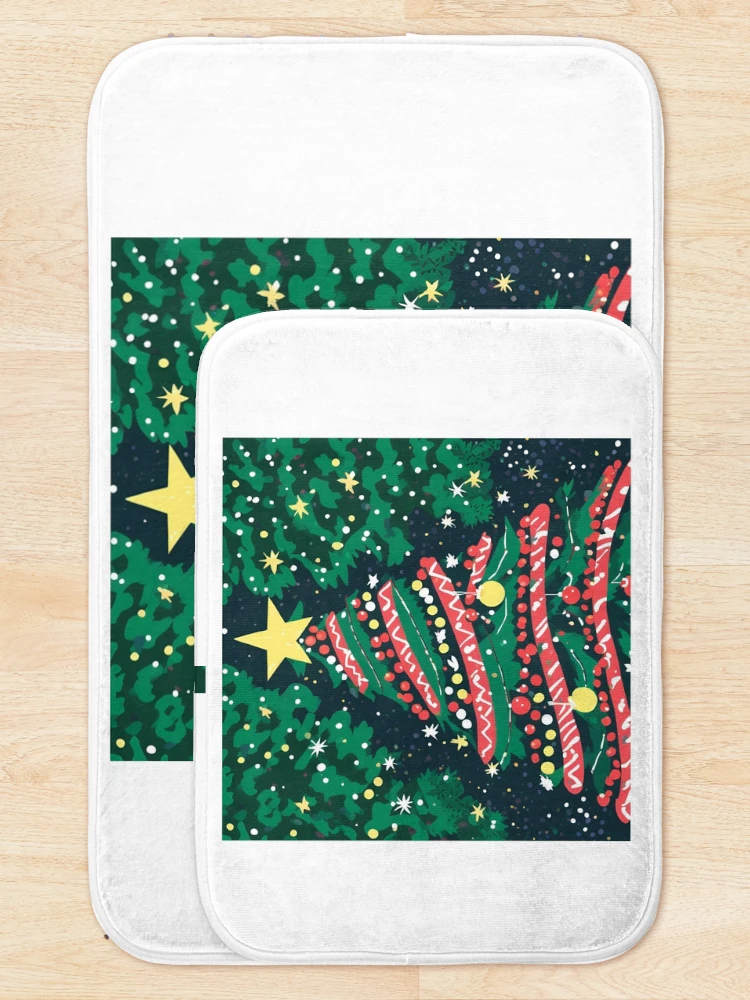 Thumbnail 5 of 6, Bath Mat, Magic Christmas Tree designed and sold by Gina-Rosa.