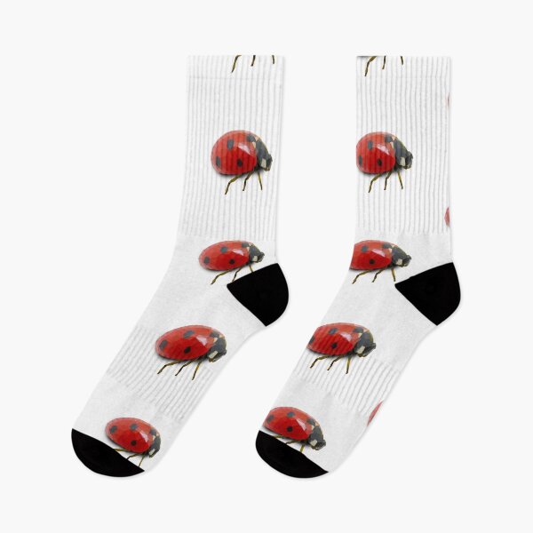 Item preview, Low Poly Ladybug Art – Modern Geometric Insect Design designed and sold by OrangePoly.