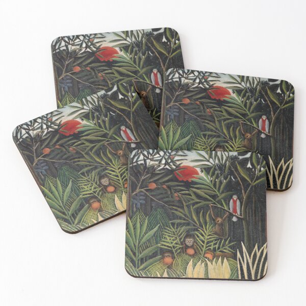 Item preview, Monkeys and Parrot in the Virgin Forest designed and sold by Craphe.