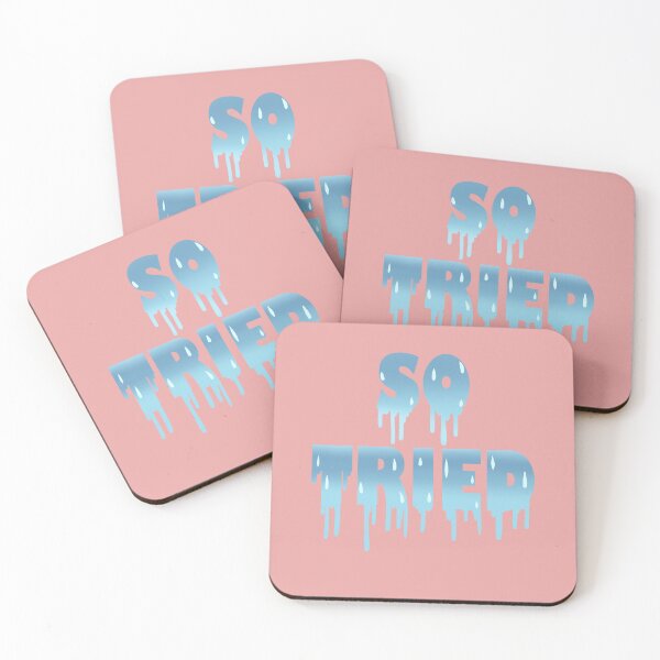 Item preview, So Tried blue Gradient quote  designed and sold by Wish Design.
