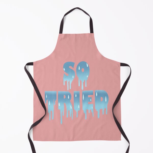 Item preview, So Tried blue Gradient quote designed and sold by Wish Design.