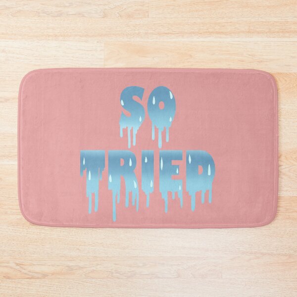 Item preview, So Tried blue Gradient quote  designed and sold by Wish Design.